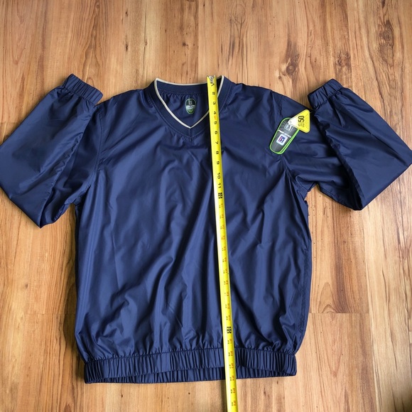 NEW PGA Golf Pullover Windbreaker Jacket PRO SERIES Blue Small Men’s - Picture 10 of 16